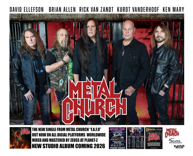 Дэвид Эллефсон в составе группы Metal Church